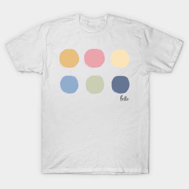 Color Palette 12 T-Shirt by littlemoondance